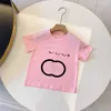 Brand kids T shirts Letter logo printing boys top Size 90-150 CM designer baby clothes girl Short Sleeve summer cotton child tees 24Feb20