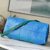 Designer Fitness Påsar Keep Duffle Bags Boarding Keep Travel Handväskor Blue Green Handbag Shoulder Travel Bag Top Quality 240215