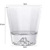 Wijnglazen Transparant Mode Wodka Bourbon Schotse Glazen Bar Kunstwerk Cadeau Whiskey Tumbler Cup