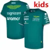 Camisetas Aston Martin JerseyS Camiseta AMF1 22 2023 NIÑOS hombres Oficial NIÑOS NIÑAS Fernando Alonso Camiseta Fórmula 1 Traje de carreras Camiseta F1 MOTO Motorcyc Camisetas