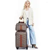 Designerbagage Boarding Rolling Lage koffer pak kofferbak Vrouwelijke Trend Mannelijke handbagage met handtas Trekstang Trolley Koffer Groot netwerk Rode High End Boarding Box