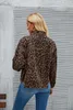 Kadın ceketleri kadın bahar yaz sokak çok yönlü seksi kot ceket leopar baskı uzun kollu tek göğüslü yakalı yaka yakalı yüksek bel