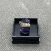 Pendants 100% Natural China Yao gang Xian Fluorite Crystal Rough Quartz + Box size:27*27*25mm