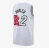 Aangepaste Jimmy 22 Butler Jersey Bam 13 Adebayo Terry 2 Rozier III Tyler Herro Nikola Jovic Duncan Kevin Love Martin basketbalshirts