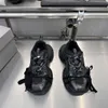 Designer Balencigs Mode Casual Schoenen Rolschaatsen 2024 Top Editie Nieuwe Parijs 3X1 Papa Schoenen Dikke Zool Veters Sport Heren Dames Casual Oud Paar Schoenen 126K