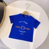 Brand kids T shirts Multi color woven printing boys summer top Size 90-150 CM designer baby clothes girl Short Sleeve cotton child tees 24Feb20