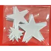 20pcs/set Star 3D Sticker Sticker Mirror Irregular Mirror Vanity Mirror Arte Decal Kids Decoración de sala de estar decoración del hogar Decoración W0187