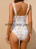 Costumi da bagno da donna Peachtan Bandeau costumi da bagno femminili Frutta stampa costume intero da donna Costume da bagno sportivo da bagno beach wear body 2021 nuovoH2422088