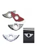 Autocollants de style de voiture 3D, autocollants de porte, décoration d'étiquetage en métal, ailes de Mention pour BMW Mini Cooper Clubman8176515