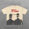 Designer T -shirt Men's T-shirt Graphics Print Oversized Round Horse Tshirt Men Womens Tshirt Short Sleeved Streetwear Y2K T Shirt Harajuku Gothic Hip Hop Topsh 722