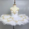 Stage Wear For Kids Girls Swan Lake Ballet Dance Clothes Adult Pancake Ballerina Figure Skating Dress Children Professional Tutu