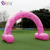 wholesale Hot sales 9mWx4mH (30x13.2ft) with blower advertising inflatable dount archway air blown cartoon food theme arches for event entrance decoration toys sport