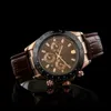 Luxury Men Brand Watches Leather Strap Quartz Watches Män Kvinnor Modesportsursur Male Clock Auto Datum bara för män Wome199Z