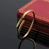 2024 Luxus Klassische Designer Armband Nagel Armband Mode Unisex Manschette Armband Paar Armreif Gold Schmuck Valentinstag GeschenkQ4