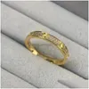 Bandringen Schroef Liefde Voor Dames Verlovingsring Mode Verguld Sier Gold Anelli Promise Bague Persoonlijkheid Paar Stijl Luxu Dhyea