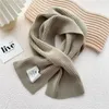 Scarves 22 150cm Women Autumn Winter Warm Solid Knitted Neck Lovely Student Double-sided Scarf Shawls Blanket Wraps Female Thick