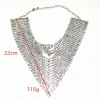 Colliers brillant en strass complète Big Choker Collier Collier pour femmes Bijoux Gagnit Ladys 'Party Show Accessoires