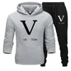 Designer Men Tracksuis sur piste en gros Unisexe Dunks Streetwear Brand Hoodie Jogging SweetSuit.