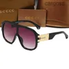 Роскошный дизайнерский бренд, модные круглые солнцезащитные очки Ggities, солнцезащитные очки, черная металлическая оправа, темные стеклянные линзы 50 мм для мужчин и женщин с коробкой 1409 FCB0 MPG6 TQ1E
