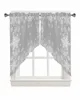 Curtain Christmas Gray Snowflakes Window Curtains For Living Room Kitchen Drapes Home Decor Triangular