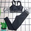 Dames trainingspakken designer bikini Dames sportkleding pak Meisjeskleding Yoga BH Fitness Legging Buikbroek Sportsets Outfit Hardlopen Joggingpakken Gymsets Maat