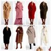 Pelliccia da donna finta da donna 2021 inverno spesso cappotto caldo da donna oversize Teddy giacche e cappotti capispalla femminile top casual lungo agnello W Dh9Xo