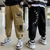 Trousers Kids Boys Cargo Pants Teens Tactical Children Big Pocket Baggy Students Casual Sweatpants 4 5 6 8 11 12 14 Y