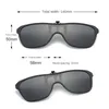 Sonnenbrille 2024 Cool Flip Up Clip On Polarisierte TR90 Pochromic Driving Square Übergroße UV400 Angeln Sonnenbrille