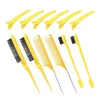 12pcs 1 set of hair brushes hair brushes double ended eye brushes dot comb fluffy hair evening comb styling tools 230208