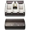 Watch Boxes Box 6 Slots Travel Storage Case Jewelry Display Roll Dustproof Wrist