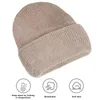 Basker beanie hatt mysig päls vinter för kvinnor mjuk elastisk fluffig stickad mössa kallt väder hög slitage resistent