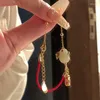 Braccialetti con ciondoli Caratteristiche orientali Bracciale con lepre di giada Grace Corda rossa a mano Accessori per gioielli da donna alla moda Regalo per gli amanti