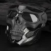 Sécurité Halloween Skeleton Mask Skull Cosplay Masquerade Party Mask Paintball Military Tactical Casket Combat Face Protection Mas Protection