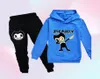 Findpitaya 2020 Nieuw Bendy and the ink machine Sweatshirt en broek voor kinderen LJ2008183390166