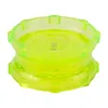 Grinder per fumo Set da fumo per smerigliatrice angolare multicolore traslucido a due strati in plastica acrilica diametro 53 mm