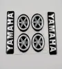 Zwart Zilver 3D-embleemsticker 7 cm plus stemvork 3 cm voor alle Yamaha-modellen motorfietsen Custom1660969