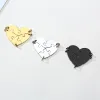 Necklaces Vnox 5Pcs BFF Necklaces for Women Men Custom Engrave Stainless Steel Heart Puzzle Pendant Best Friends Friendship Gifts Jewelry