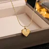 Anhänger Halsketten Trendy Edelstahl Vergoldete Halskette Herz Design Choker Schmetterling Charm Kragen Frauen Schmuck Für Geschenk