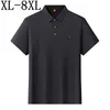 Polos męski 8xl 7xl 6xl 2024 Summer Top klasa luksusowa koszula polo Men Business Casual Mens koszule moda luźna tshirt man ubranie