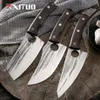 Xituo Kitchen Cleaver Lnife Rostfritt stål Benning Handgjorda jaktar Forged Meat Fish Chef Outdoor Survival Butcher Lnife Set288x