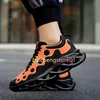 Fly Weaving Air Cushion Running Shoes For Men Outdoor Sport Trainer Lace Up Men Sportskor Fashion Walking Shoes Big Size 46 B4