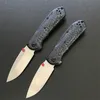 Outdoor 565 Folding Knife Carbon Fiber Handle Camping Hunting Survival Safety Defense Pocket Military Knives EDC Tool