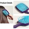 1 Pc coussin d'air peigne emmêlé peigne à cheveux coin enlèvement brosse à cheveux peigne de Massage creux hydratant friser brosse à cheveux barbier outil de coiffure 230208