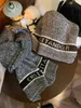 Scarves Fashion Vintage Letter Knit Acrylic Cashmere Scarf Winter Warm Long Shawl Versatile Women Men Neckerchief Lovers Gifts