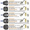 Coaxial Cable Crimping-tång YF-05H-kit för SMABNC RG58 59 62 1748 11 188 233 och Crimper Cutter Stripper Tools 240219