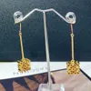 New Fashion Earring Anagram Pendant Necklace Asymmetric Women Retro Bracelet Brass Gold Plated Ear Stud Hoop Ladies Designer Jewelry Loe-98o1