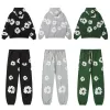 Mens Sweatpants Mens Designer Suor Terno Homem Calças Livres Pessoas Movimento Roupas Suor Terno Sweatpants Sweatsuits Verde Vermelho Preto Com Capuz Floral