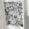 T-Shirt graphique esthétique femmes vêtements coton à manches courtes col rond mode T-shirt décontracté blanc T-shirts 2024 été Streetwear Chic T-shirts hauts femme