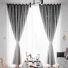 Cortina de estrella hueca, cortinas opacas de doble capa para dormitorio, niños y niñas, cortinas transparentes de ventana rosa para sala de estar, tratamientos de ventana