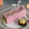 Wedding Laser Hollowed Out Candy Box Golden Love Chocolate Boxes Wedding Valentine's Day Paper Box LX6353